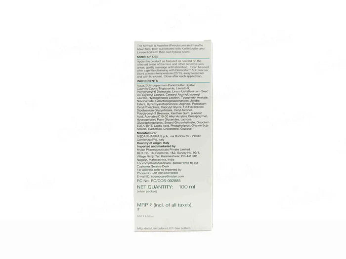 Dermoflan AD sensitive skin emollient 100ml