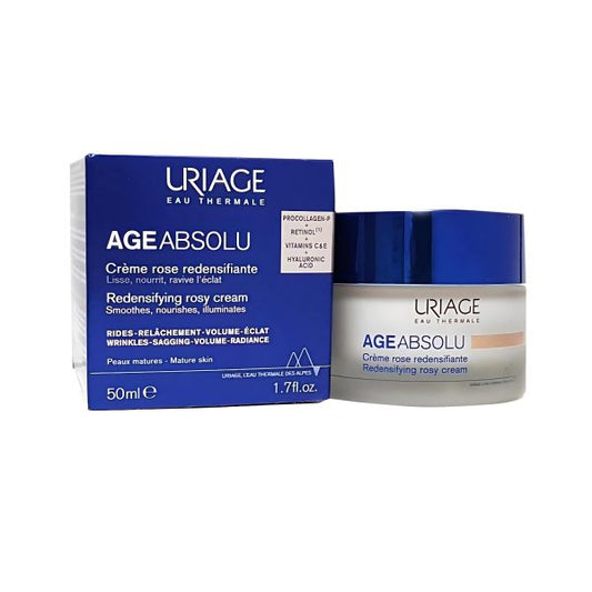 Uriage AGE ABSOLU Redensifying Rosy Cream for Mature and Menopause Skin (50 ml)