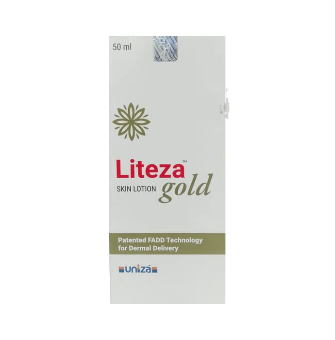 LITEZA SKIN LOTION GOLD Enriched Gluthathione + And Vitamin C (50 ML )