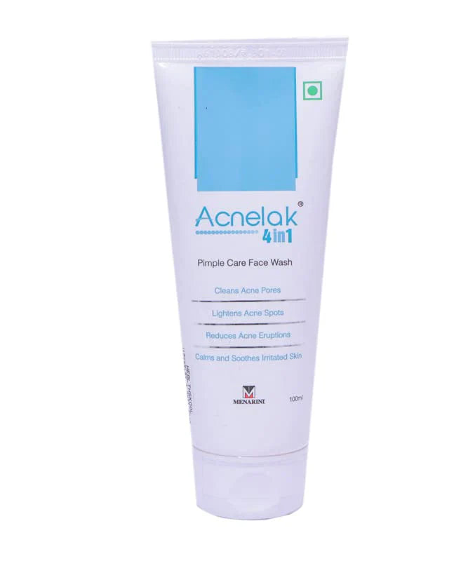 ACNELAK 4IN1 FACE WASH 100ML
