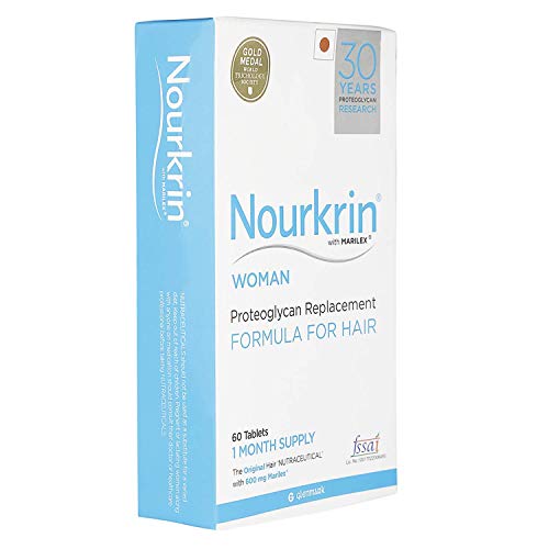 Nourkrin Woman Hair Growth Program for Hair Fall Treatment - 60 Tablets 1 Month Pack