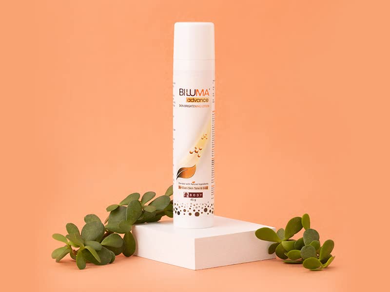 Biluma Advance Skin Brightening Lotion for even skin tone |Blended with Natural Ingredients for dark spots | face and Body |45g
