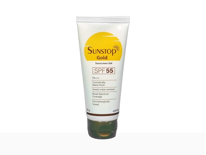 Sunstop Gold SPF 55 Sunscreen Gel Matte Finish 50 gm