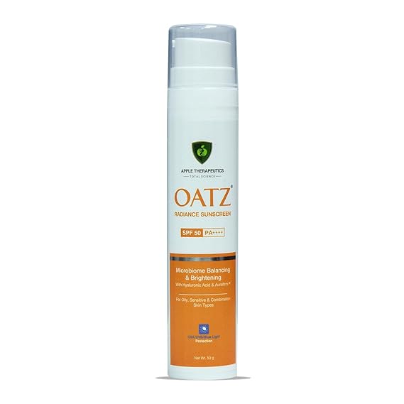 Oatz Radiance Sunscreen SPF 50 PA+++ 50gms