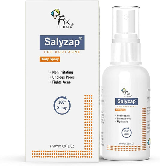 Salyzap for body acne body spray 50ml
