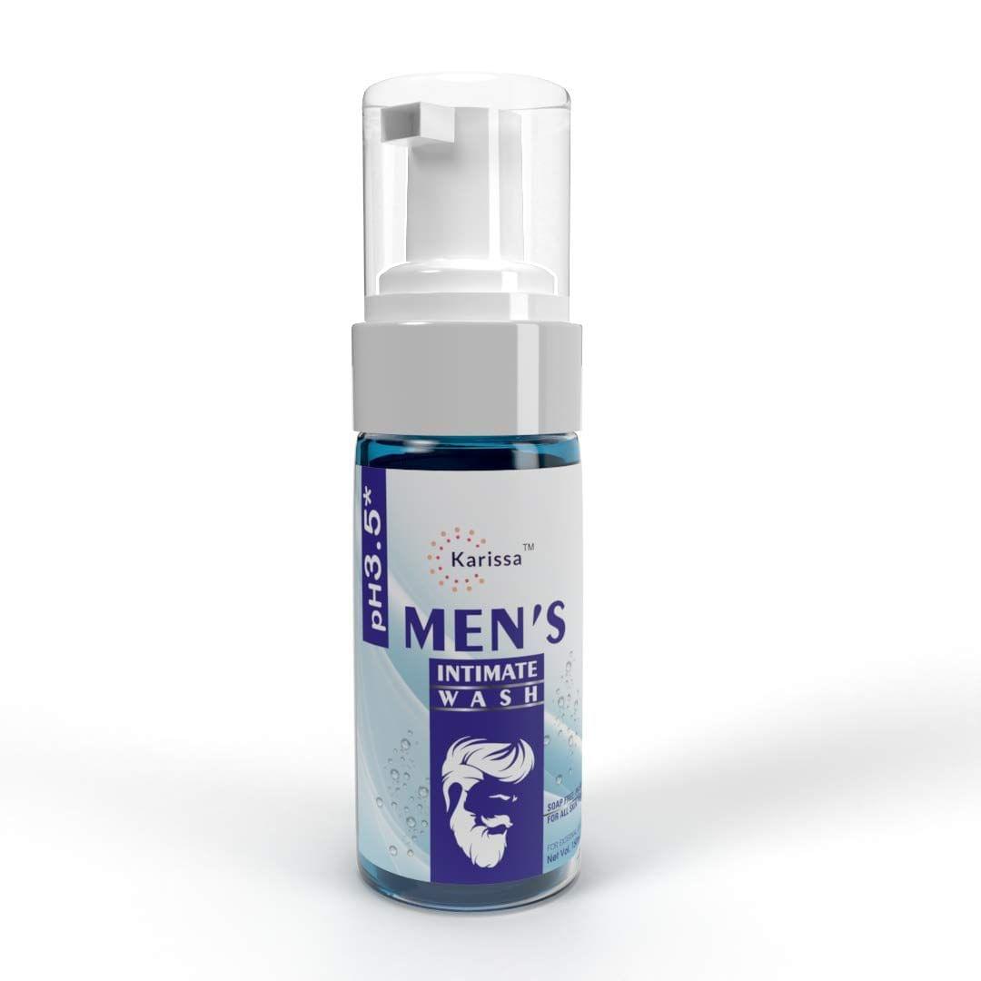 KARISSA INTIMATE WASH MEN 'S 150ml |SULPHATE AND PARABEN FREE | TEA TREE OIL EXTRACT | ALOEVERA EXTRACTS | PH BALANCE| Mens intimate wash| intimate wash for men KarissaKart