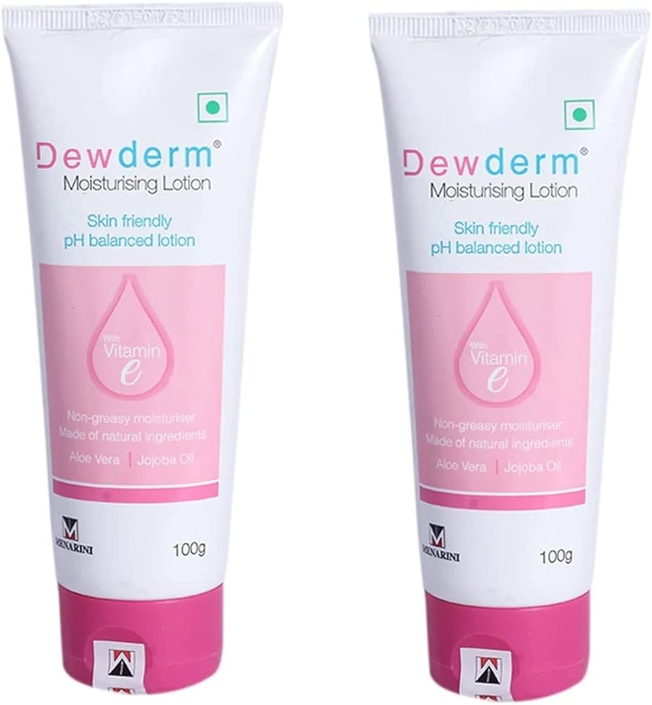 Dewderm Moisturising Lotion 100ml Pack of 2