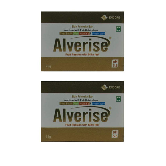 ENCORE ALVERISE SKIN FRIENDLY BAR PACK OF 2 x 75 GM KarissaKart