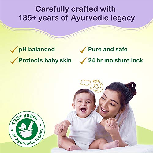 DABUR pH 5.5 Balanced Sensitive Skin with No Harmful Chemicals Contains Aloe Vera, Licorice and Almonds, Hypoallergenic and Dermatologically Tested No Paraben and Phthalates Baby Lotion - 500 ml