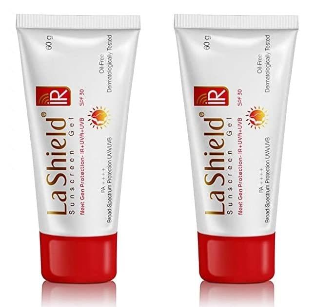 La Shield IR SPF 30+ & Pa+++ Sunscreen Gel,60 g x Pack of 2 KarissaKart