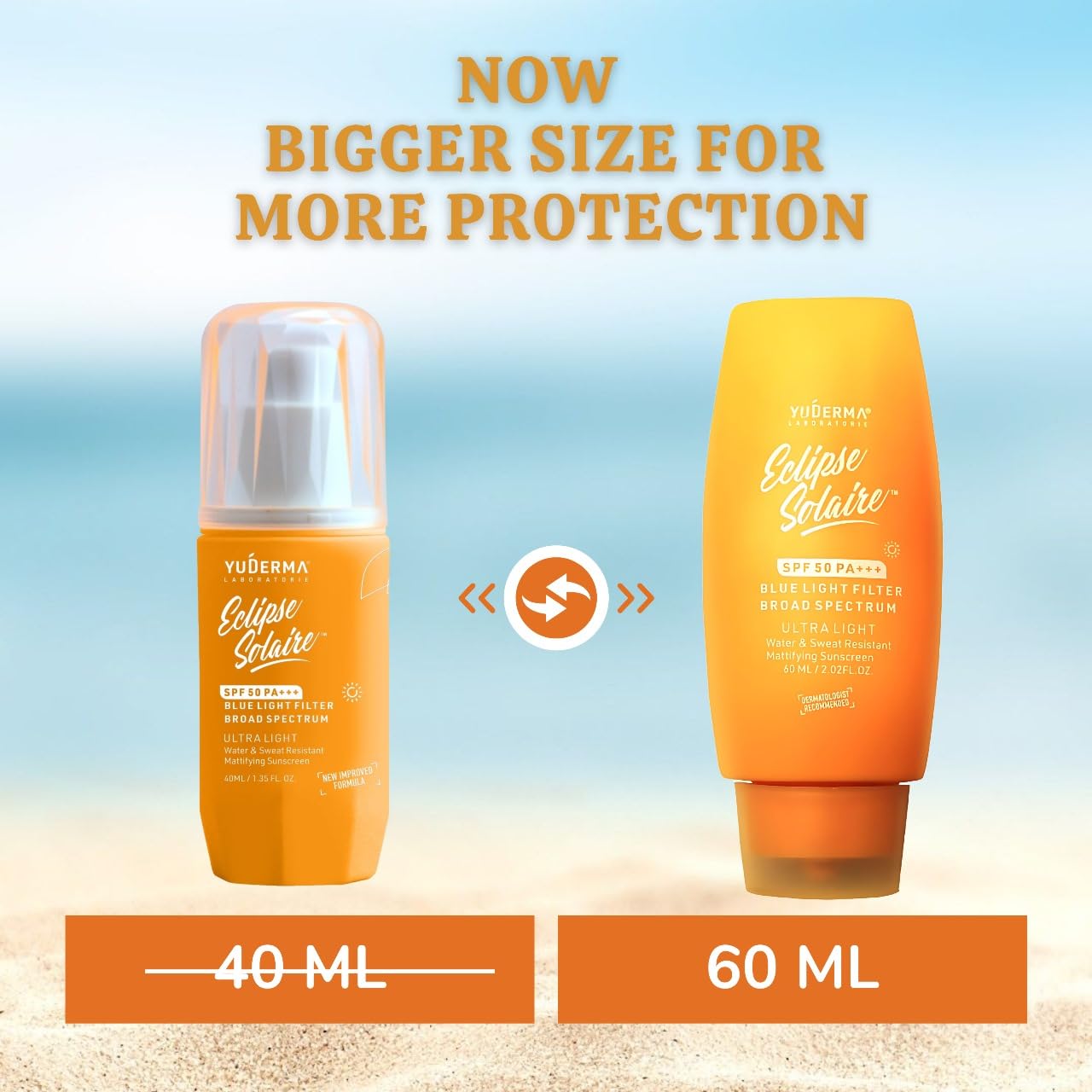 60 ML yuderma eclipse solaire sunscreen