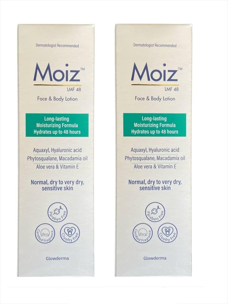 Glowderma Moiz Lmf 48 Body Lotion for Oily Skin (75 ml) - Pack of 2 KarissaKart