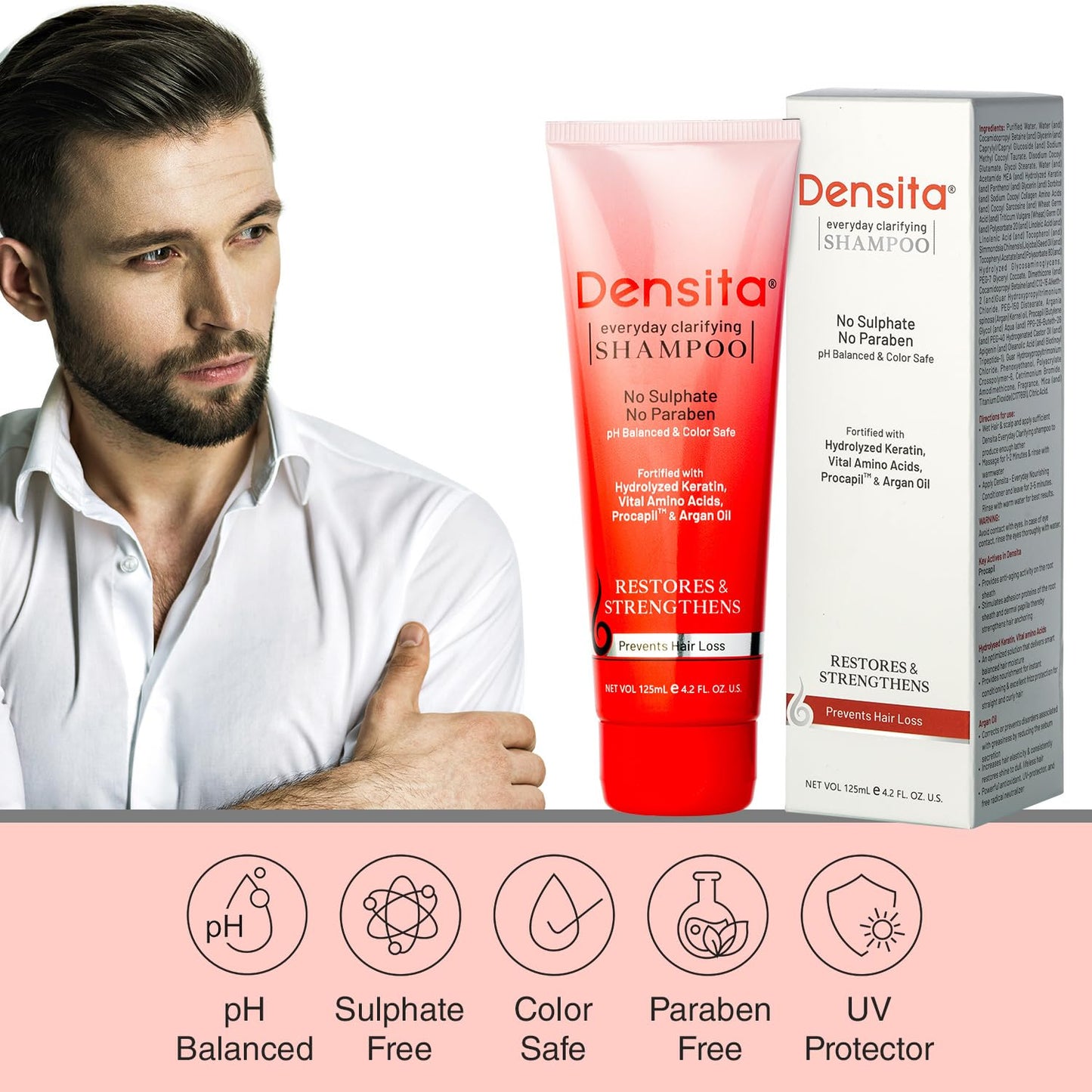Regaliz Densita Everyday Clarifying Shampoo-125ml