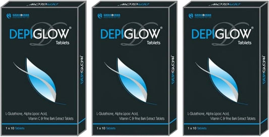 Depiglow tablets 1x10 pack of 3