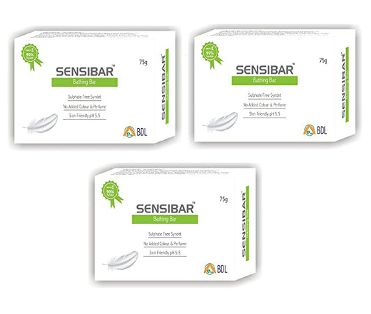 SENSIBAR Bathing Bar, (75 Gm), Pack Of 3