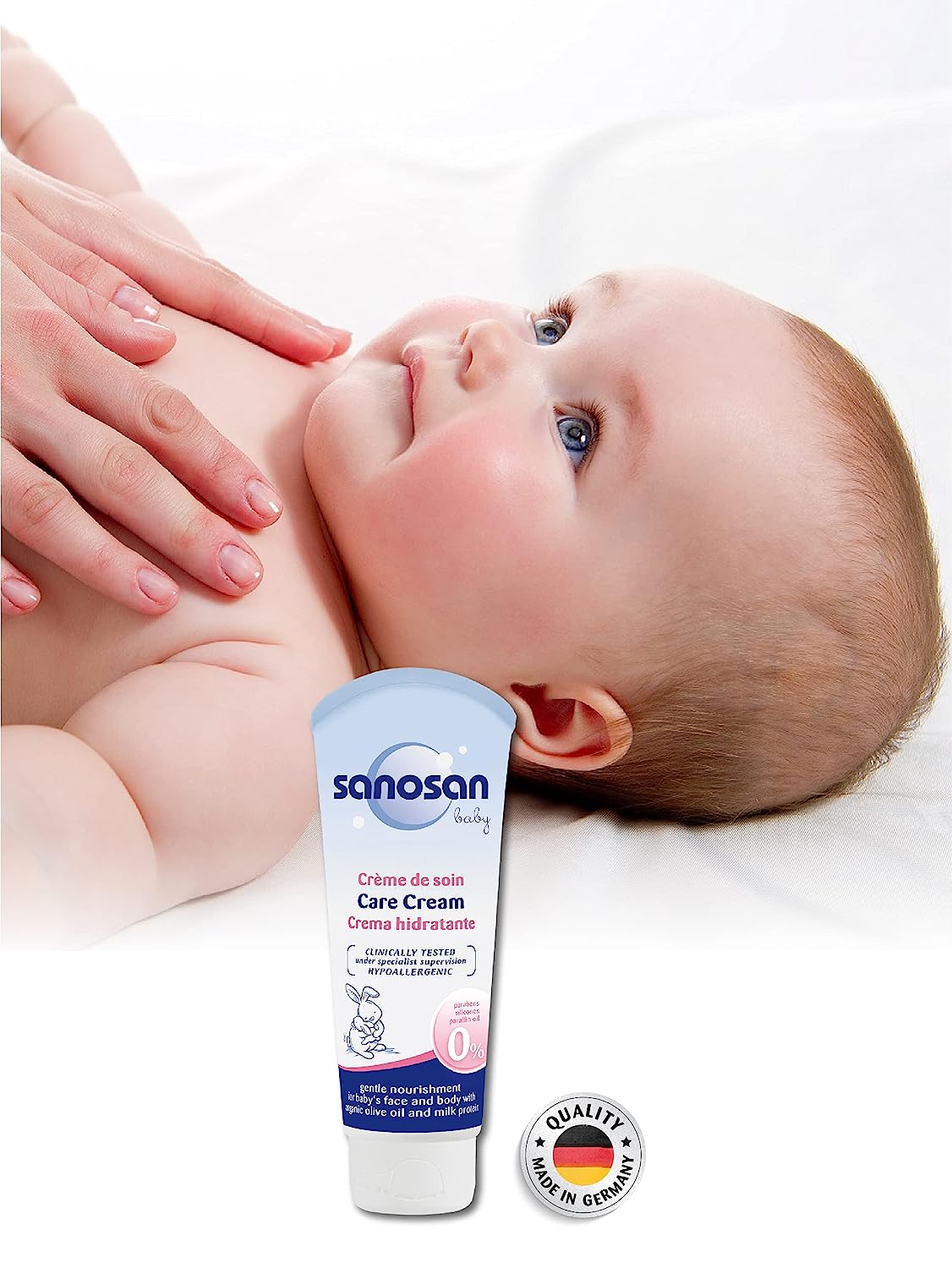 Sanosan baby care cream | 100 ml | glowderma