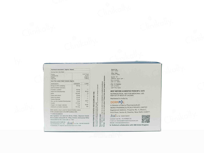 Densyl Advanced Hair Growth 1*10Tablet