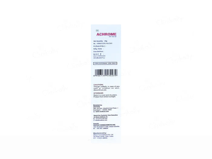 Ceuticoz Achrome Anti-Scar Gel 20g