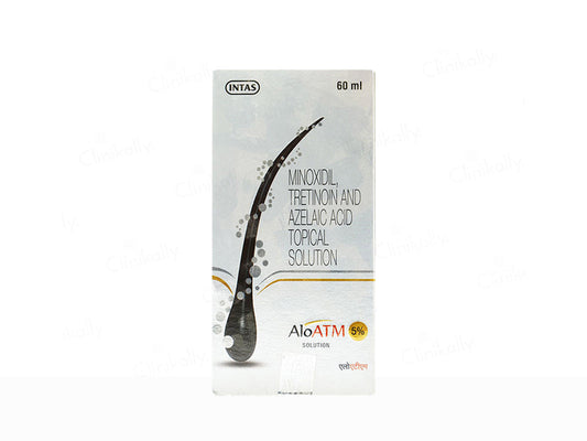 Aloatm 5% Hair Solution 60ml
