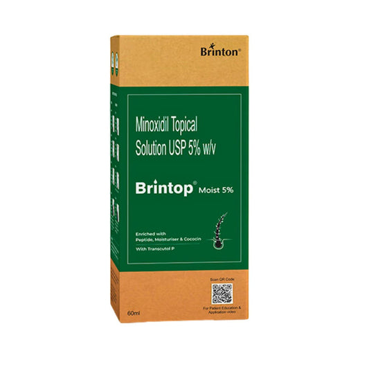 Brintop Moist 5% Bottle Of 60ml Solution