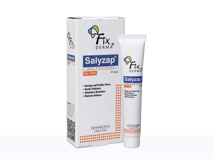 Fixderma salyzap gel for acne 20g day time