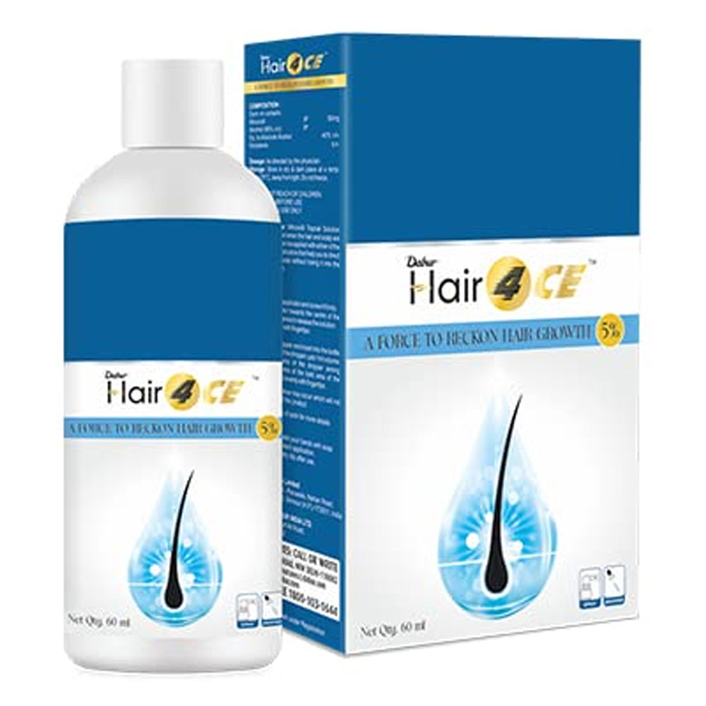HAIR4CE 5 SOLUTION 60ML|DABUR