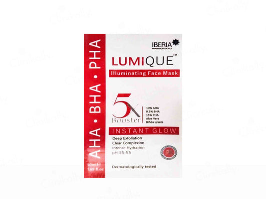 Lumique Illuminating Instant Glow Deep Exfoliation Face Mask 50ML