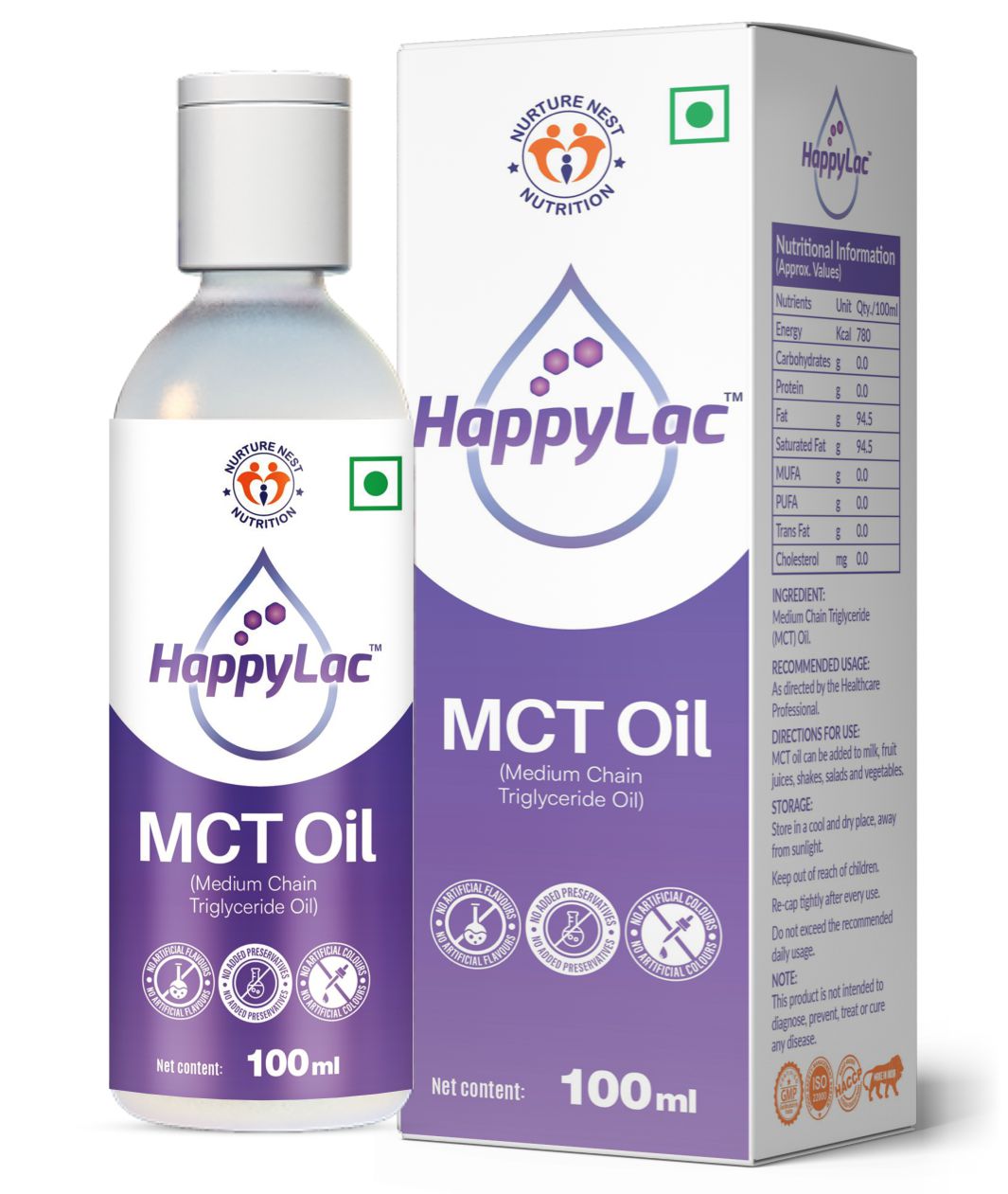 Happylac MCT oil 100ml