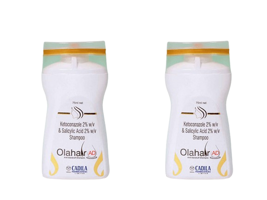 Cadila Olahair AD Shampoo (75ML) pack of 2