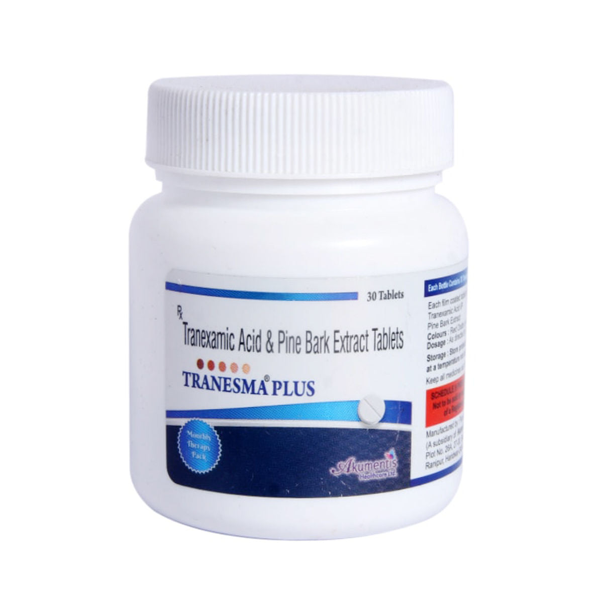 Tranesma plus 30tab bottle