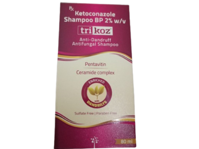 Trikoz Anti-Dandruff Antifungal Shampoo 80ml
