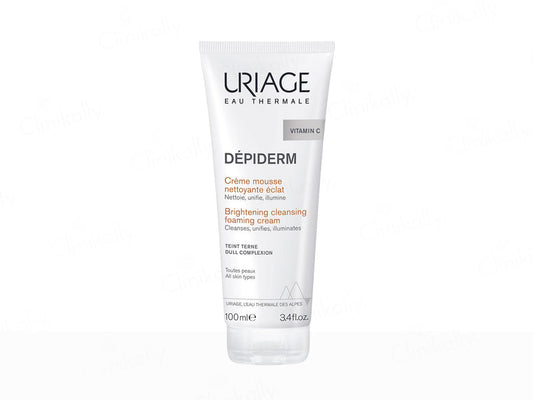 Uriage Depiderm Brightening Cleansing Foaming Cream With Vitamin C 100ml