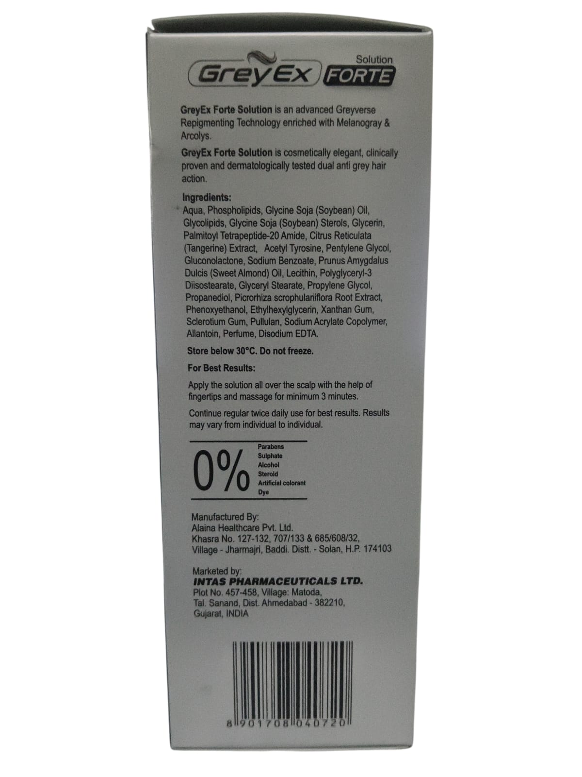 Greyex Forte Hair solution 30ml
