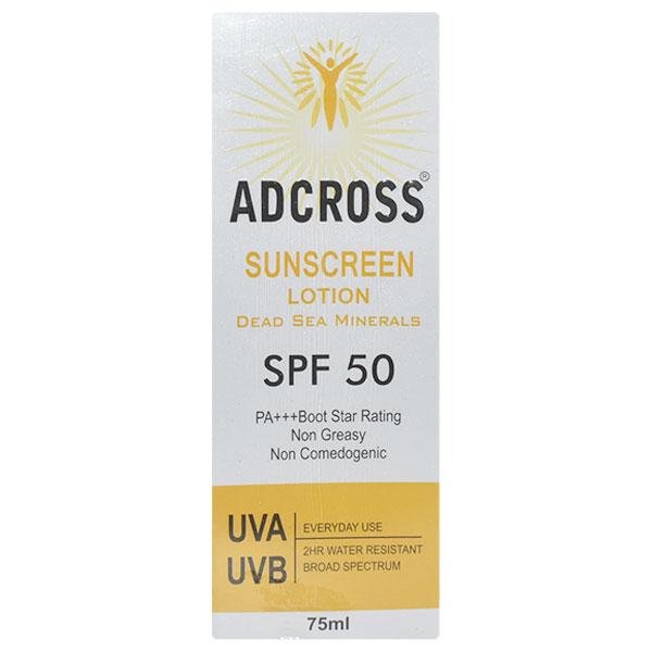 Adcross Sunscreen lotion SPF 50 75ML
