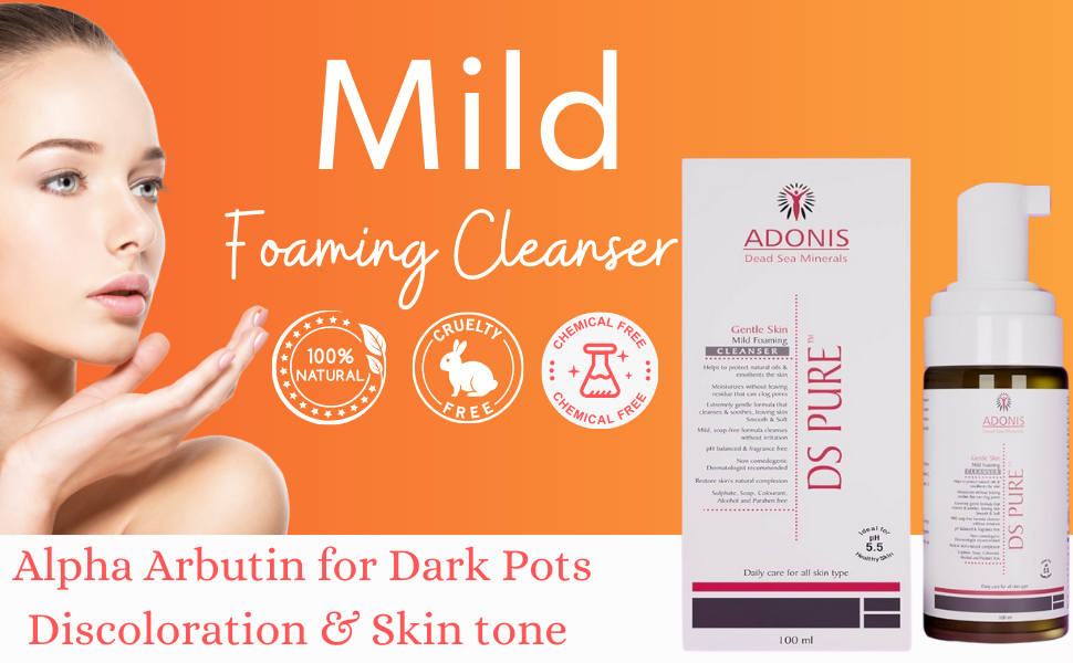 DS Pure mild foaming cleanser 100ml pack of 2