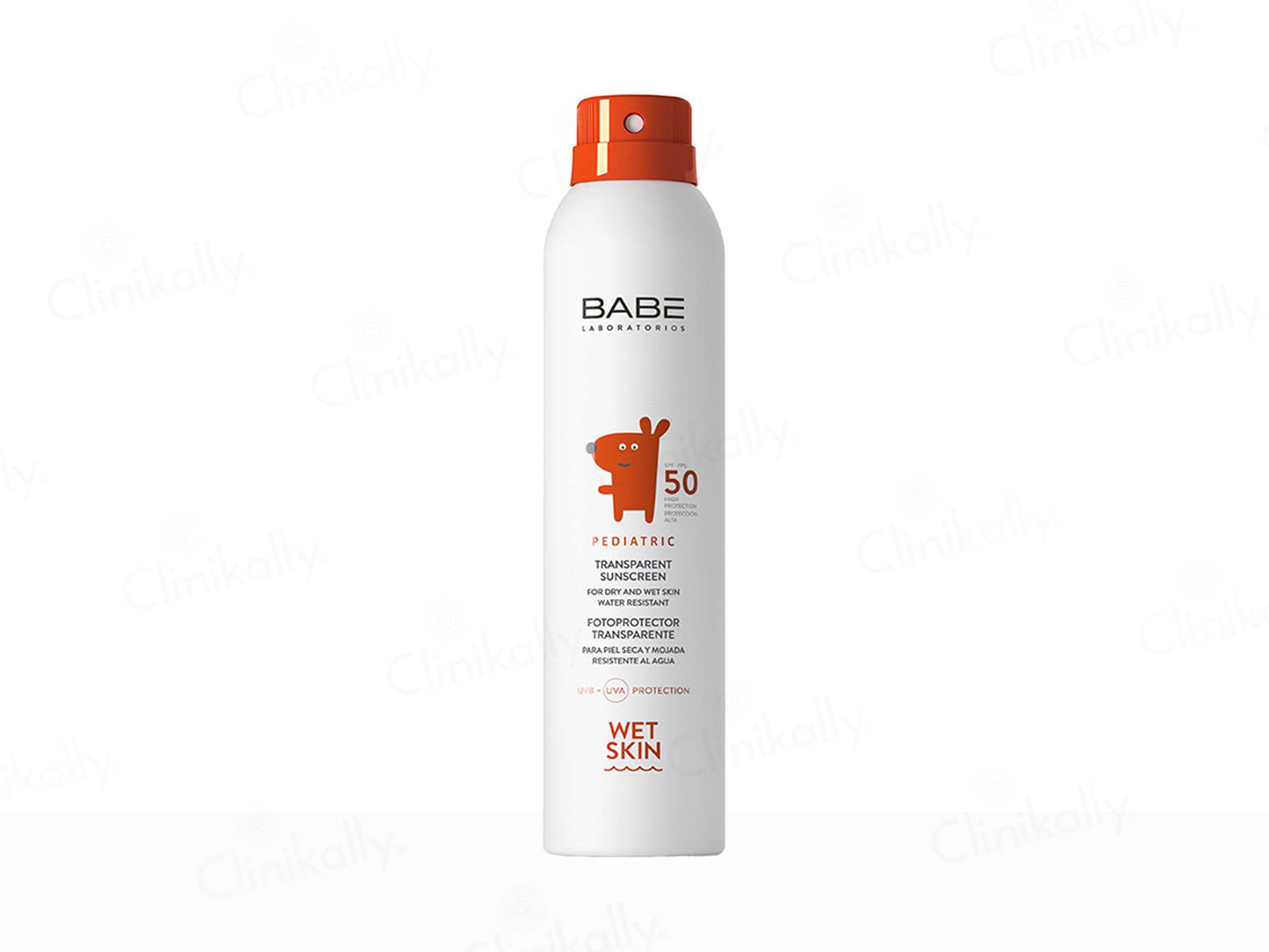 BABE Pediatric Transparent Sunscreen Wet Skin SPF 50 200 ml
