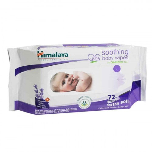 Himalaya Soothing Baby, 72 Wipes