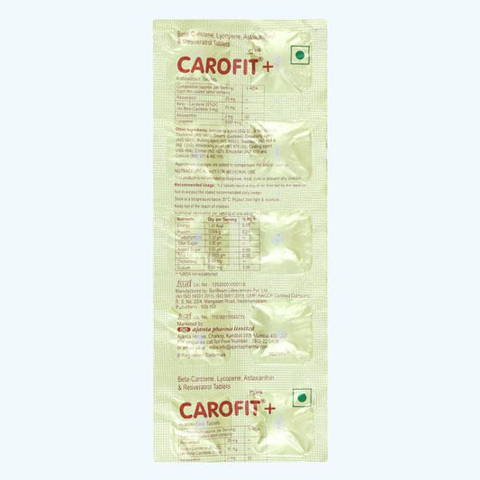 Carofit Plus 1 Strip pack of 3