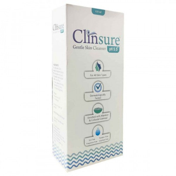 Clinsure Gentle Skin Cleanser, 125ml