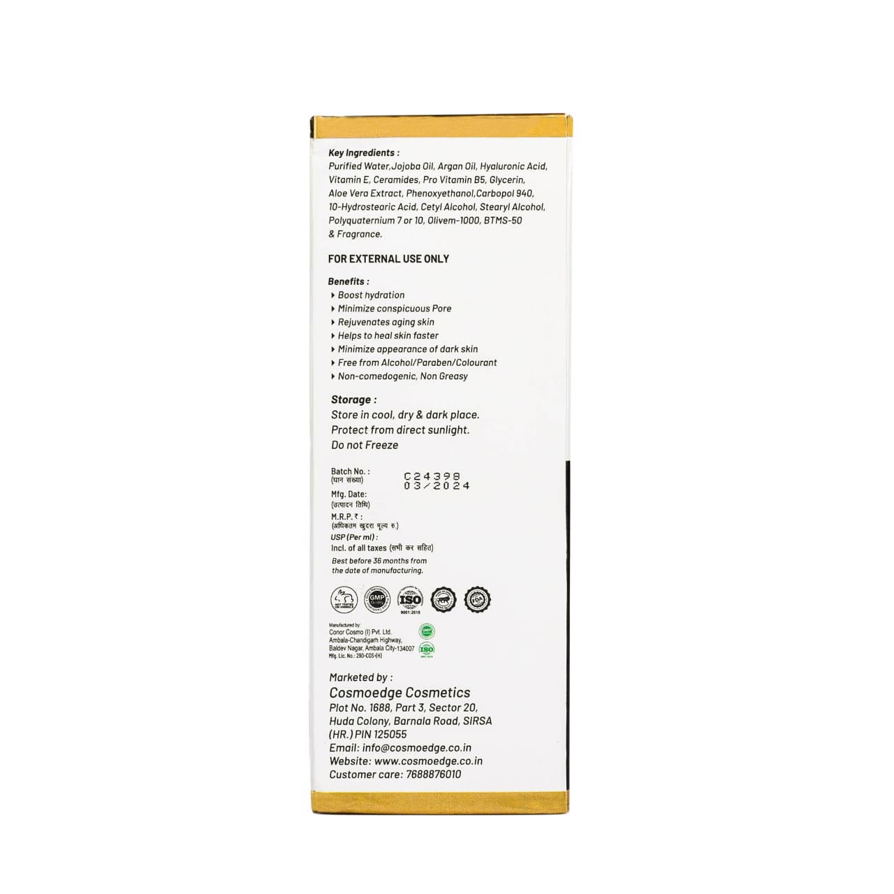 Hydrocera Moisturizing Lotion 200ml ingredients