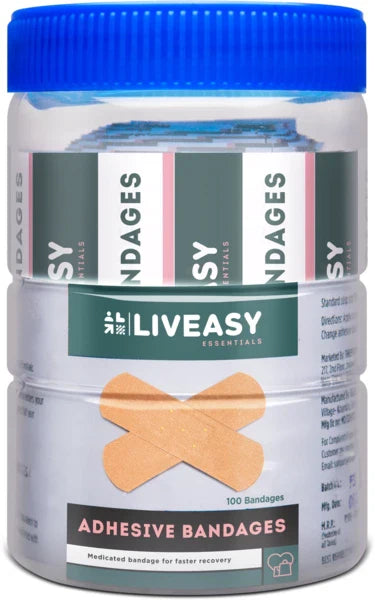 Adhesive Bandages 100 PIECES WASHPROOF