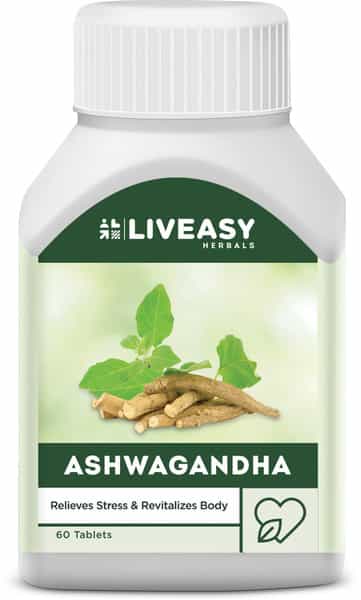 Liveasy Ashwagandha Tablet 60 No'S