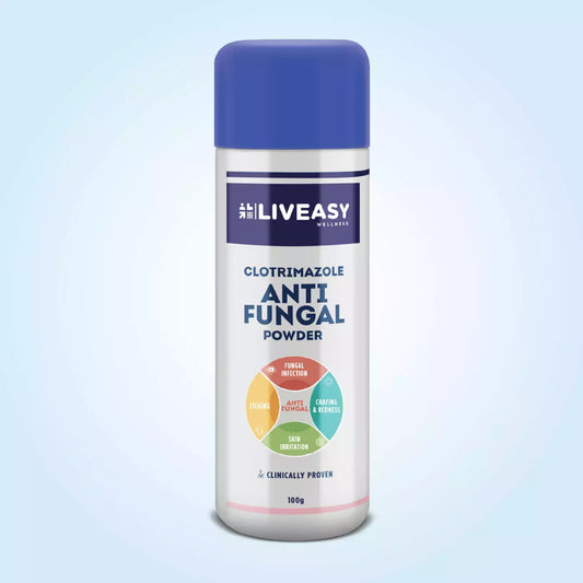 liveasy clotriamozole anti fungal powder 100 g