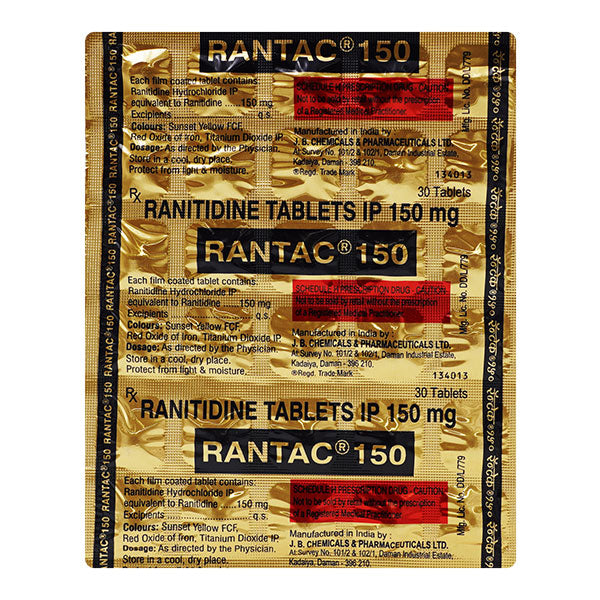 Rantac 150Mg Tab 1*30Tab