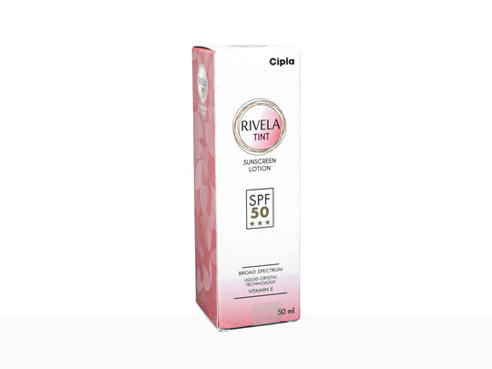 Rivela Tint Sunscreen Lotion SPF 50 | 50 ml | Cipla