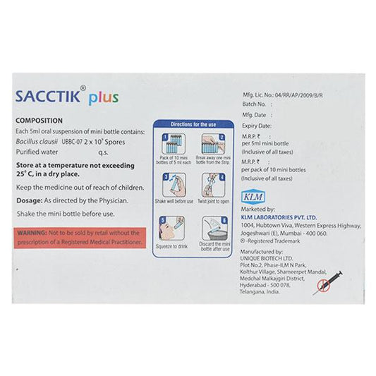 Sacctik plus 5ml*6