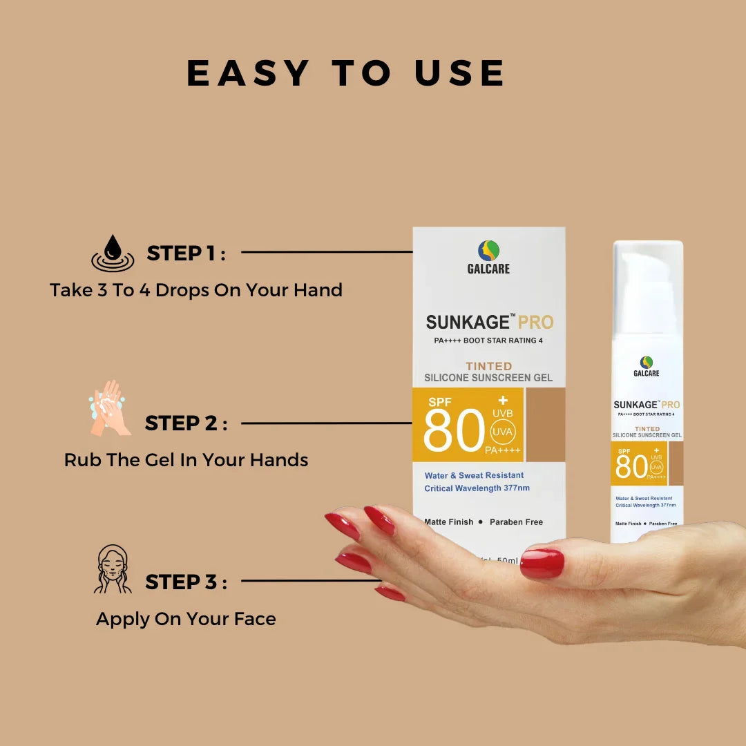 Sunkage Pro Tinted SPF80 Sunscreen 50ml