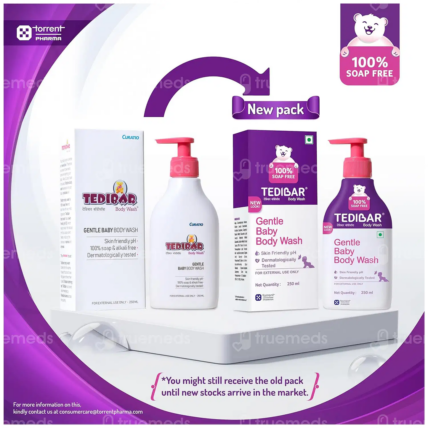 Tedibar body wash 250ml