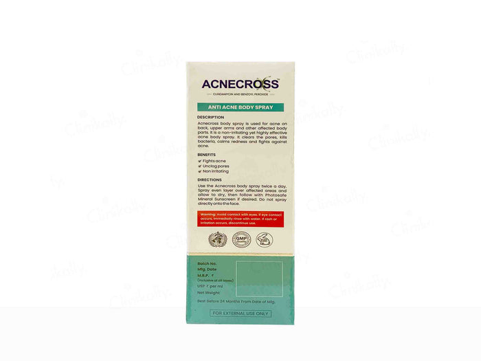Acnecross Anti Acne Body Spray 50ml