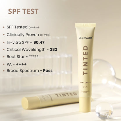 Seekcaus Tinted Sunscreen Gel SPF 50 PA++++